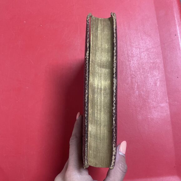 Owen Meredith Poetical Works Antique Book Decorative Gilt Cloth Lord Lytton - Picture 8 of 13